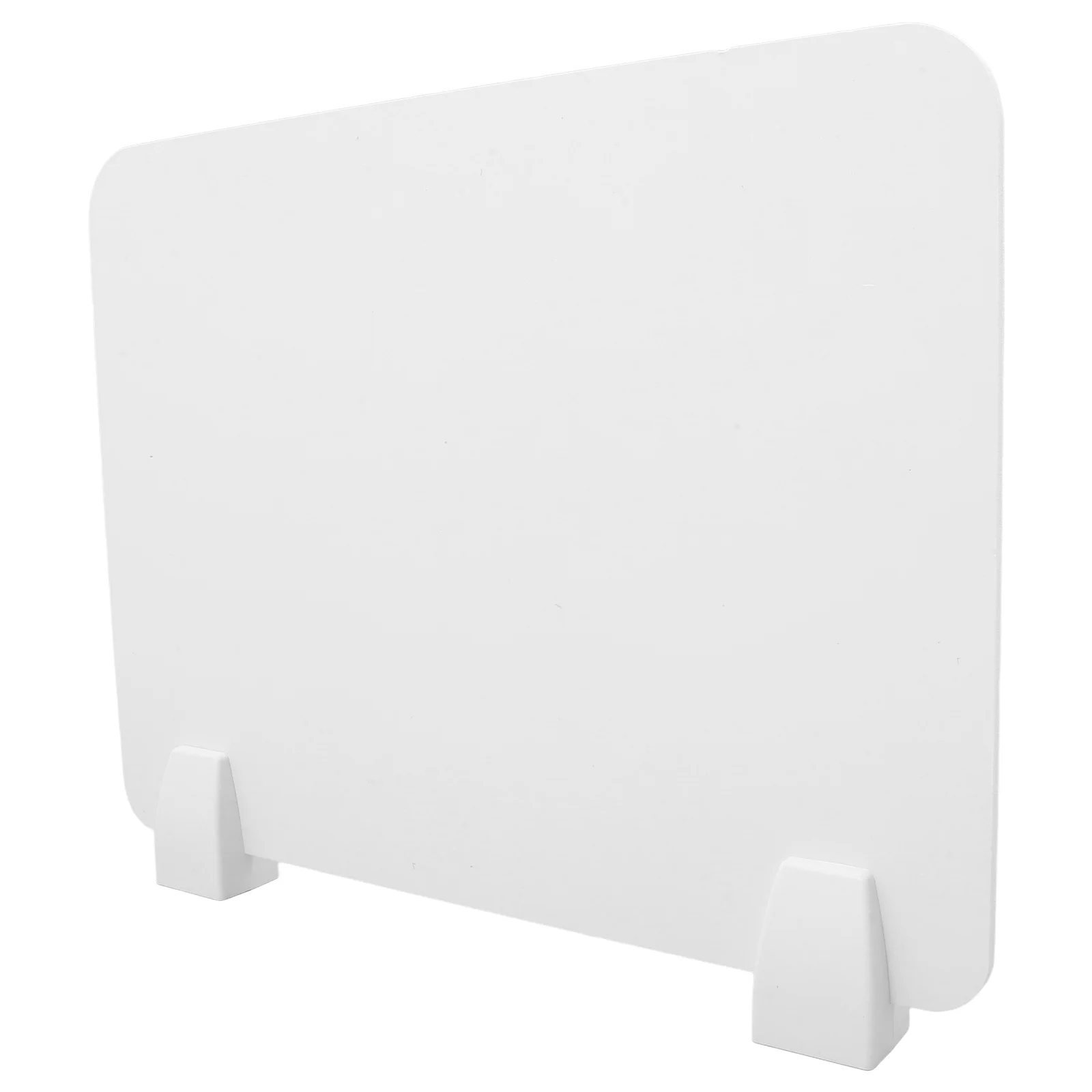 

Computer Monitor Screen Partition Sneeze Guard for Countertop Desk White Boards Privacy Panel Student