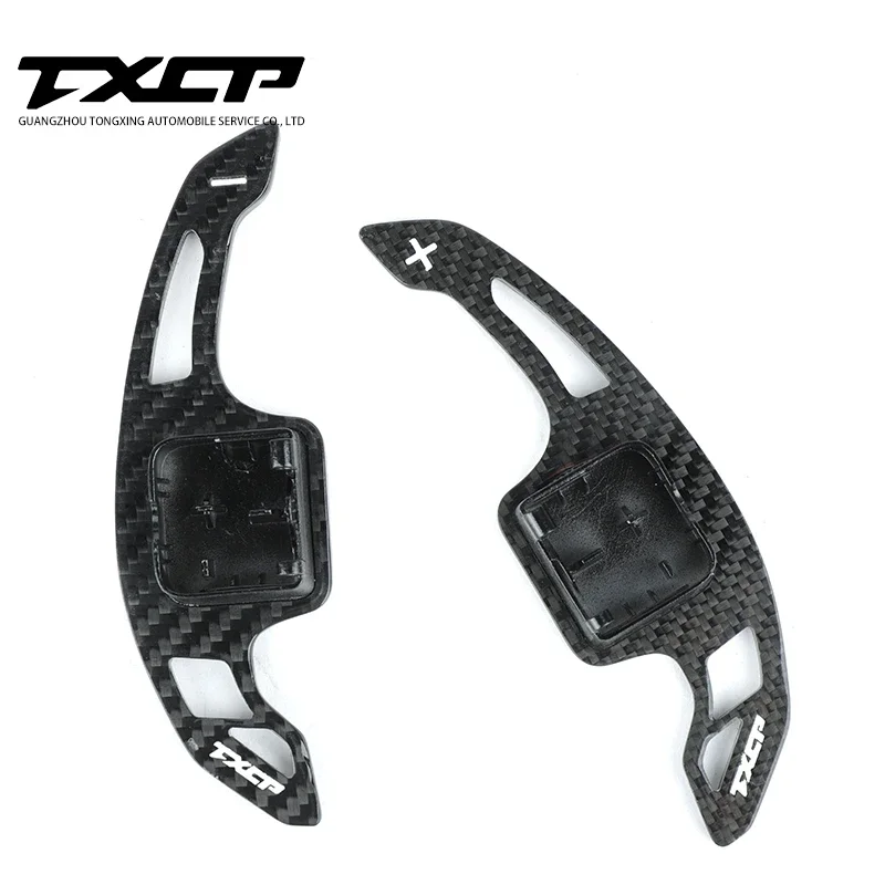 Fit for Audi Carbon Fiber Paddle Shifter Extensions A3 A4 A5 A6 A7 A8 Q3 Q5 Q7 S3 S5 S7 SQ5 RS3 RS6