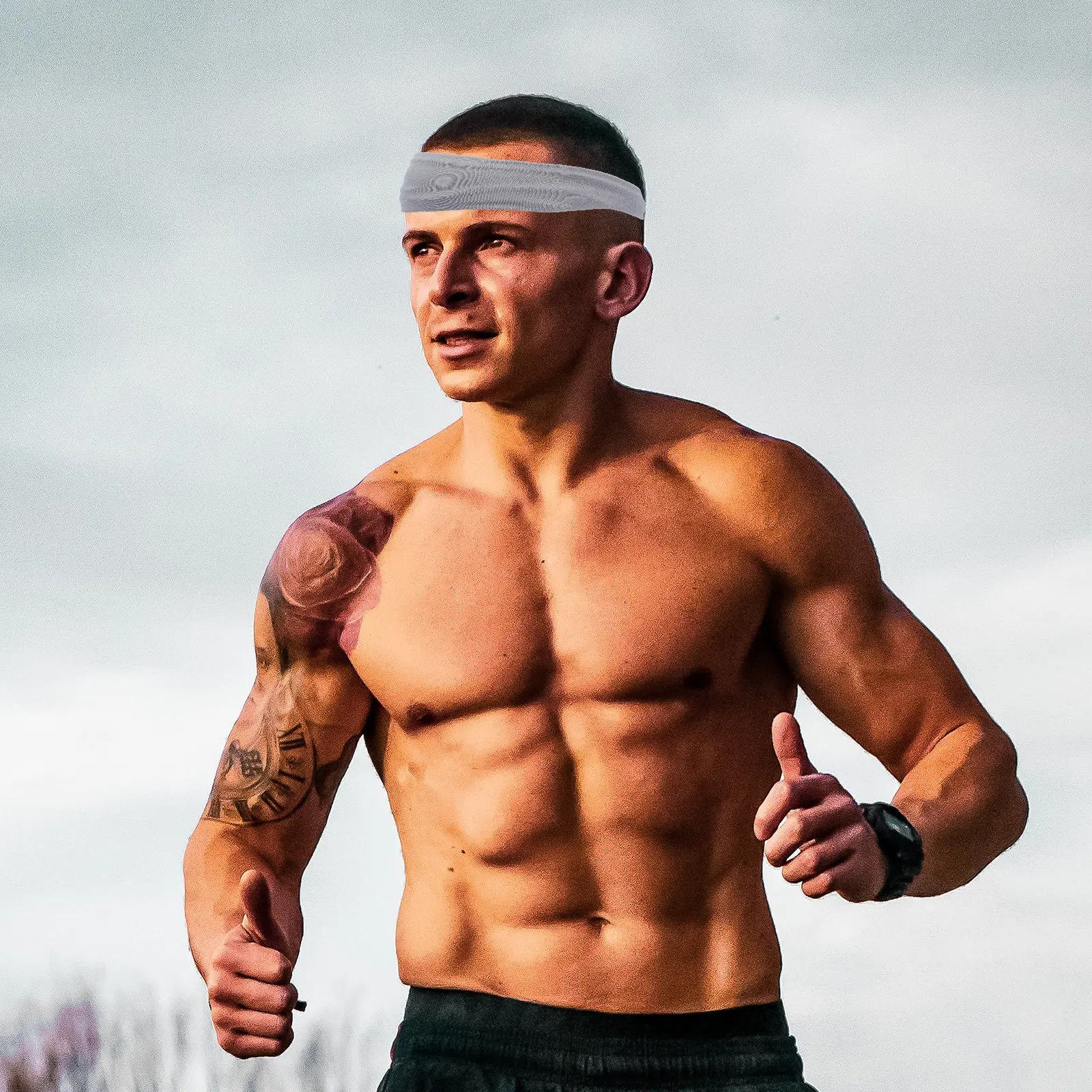 

Набор из 6 эластичных повязок на голову для спорта, йоги, бега, фитнеса: впитывающие пот, дышащие, эластичные, удобные, модные повязки для волос