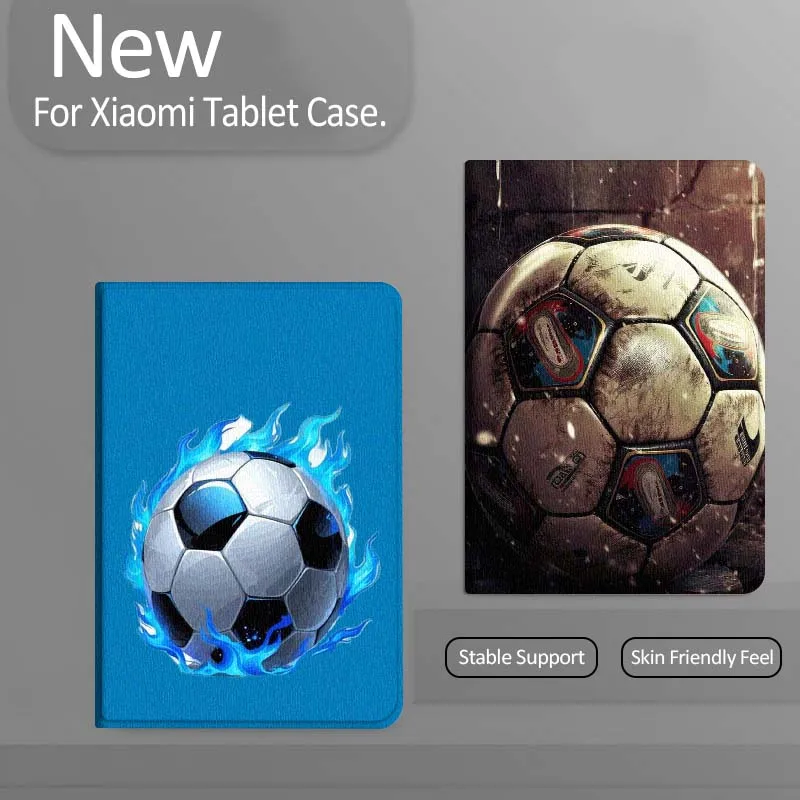

Wet Soccer Ball Snow Tablet Case For Xiaomi Redmi Mi Pad 4 5 6 7 8 K SE Mini Pro Plus Max 10.1 11.2 inch