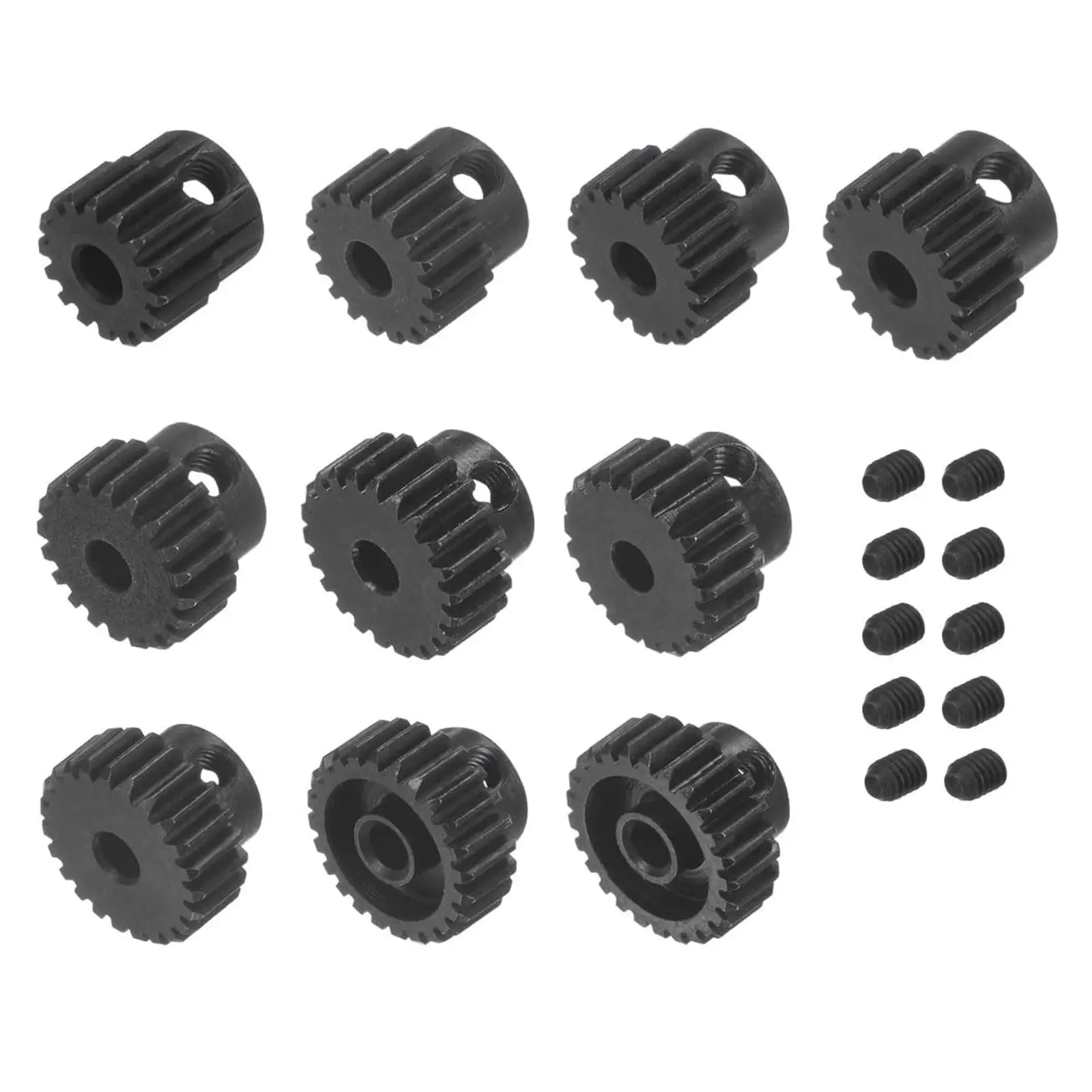 

10x 48DP Motor Gears Upgrade Easy Installation Replace 3.175mm Shaft Motor for 1:10 RC Car Remote Control Vehicle Accessories