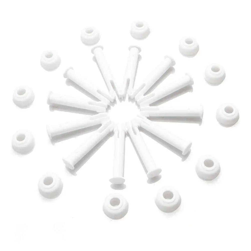 

24 Pcs Pool Connector Pins Swimming Parts with Hat Accessories Plastic Joint Pools