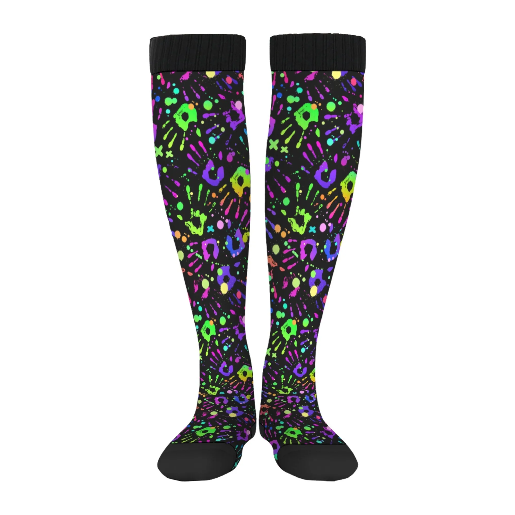

Palm graffiti hip-hop trendy stockings comfortable breathable non-slip unisex cycling running sports socks casual fashion socks