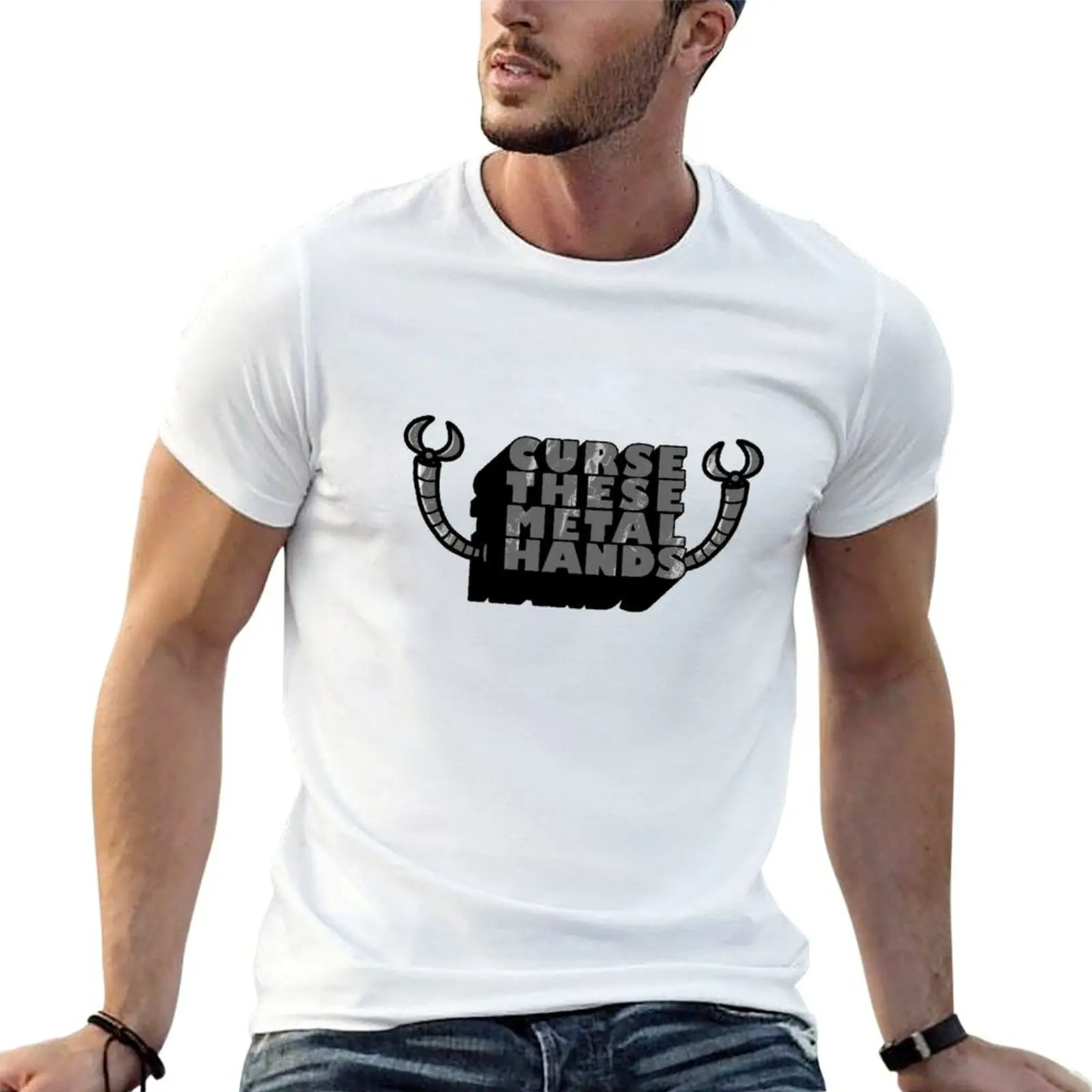 Curse These Metal Hands T-Shirt Casual Daily Outfit T-Shirt