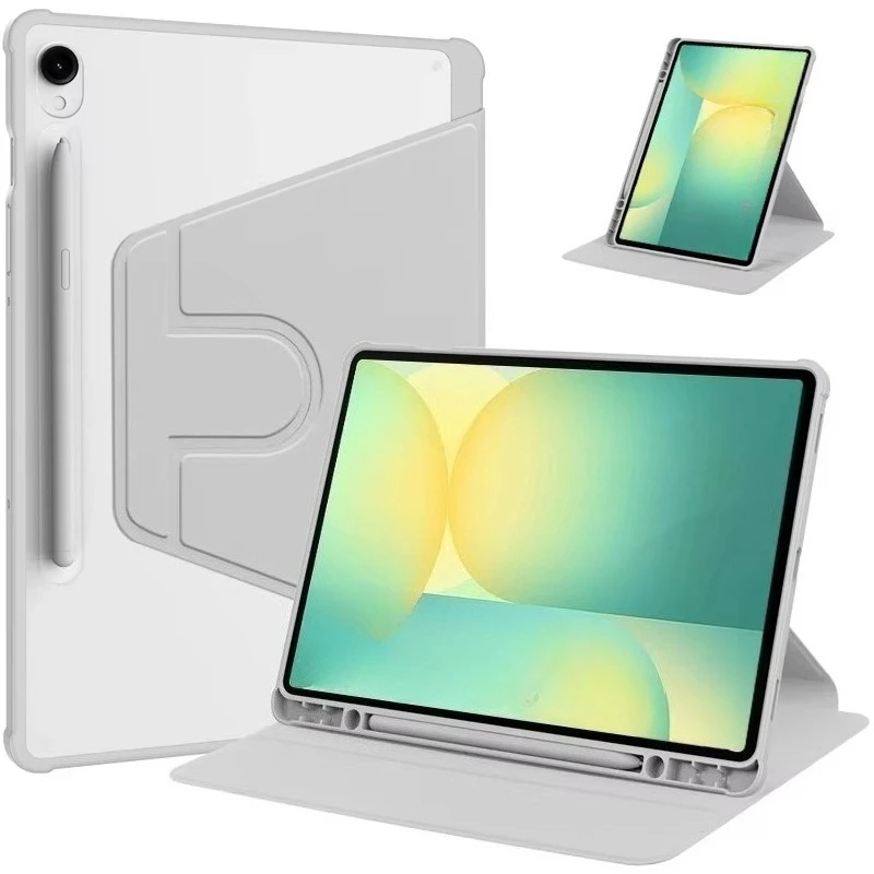 

360° Rotation Protective Case For Samsung Galaxy Tablet Case Tab S10 S9 FE 11inch A9 A8 S6 S7 S8 S9 Plus 12.4 10.5 Acrylic Cover