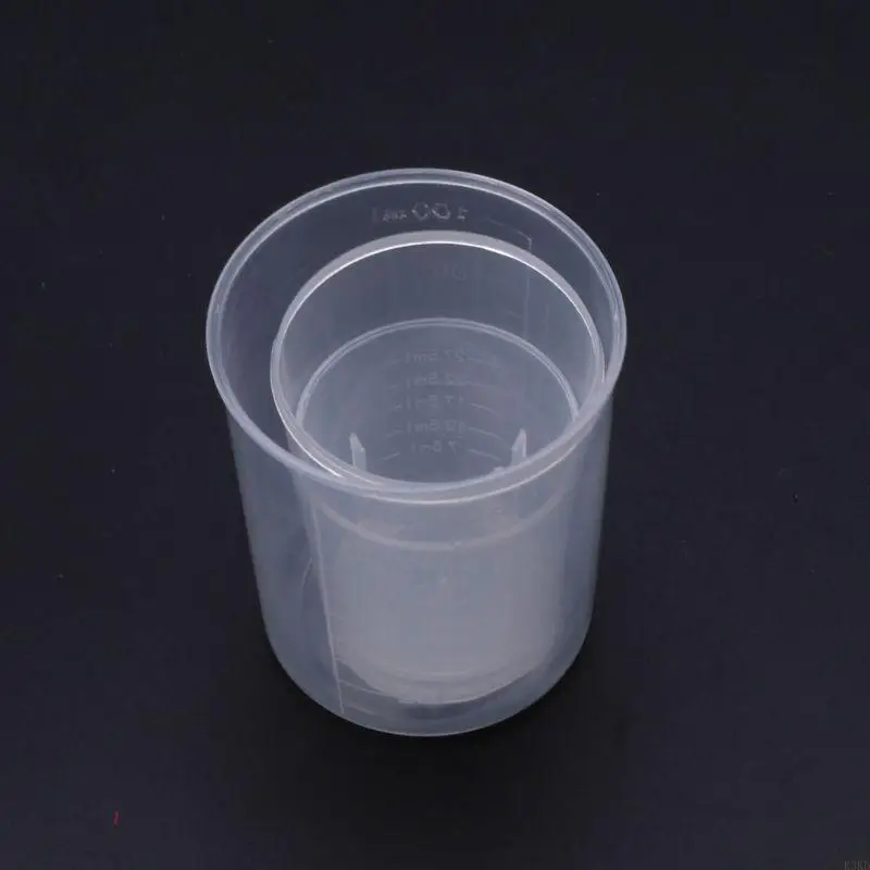 K3KD 3PCS/SET Mini Paint Epoxy Laste Смешание чашки пластиковые измерительные чашки для смолы