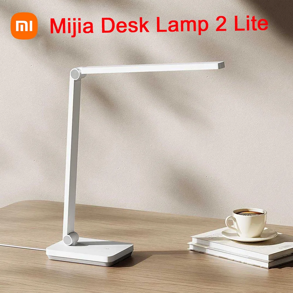 Xiaomi Mijia Desk Table Lamp 2 Lite Folding Eye Protection Ra90 3-Gear Dimming Color Rendering Table Light Bedside Night Lamp