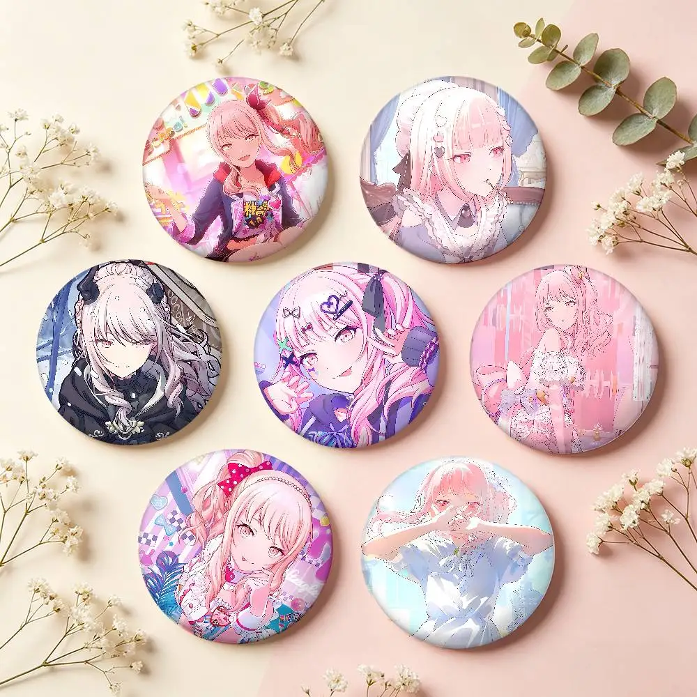 Cute M-Mizuki Akiyama-S Cartoon Star Badges, Brooches, Pins, Tin Props, Christmas Gifts, Birthday Gifts