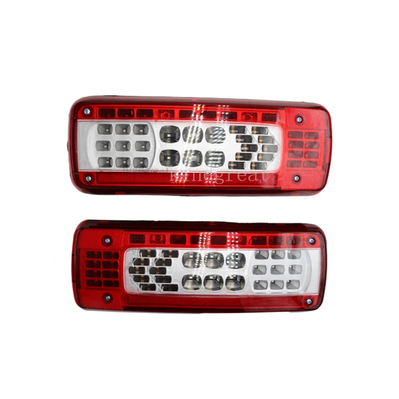 

24v Led Truck Trailer Short Tail Light 82483074 L 21735299 82483073 R For Volvo FMX 500 FM13 FH13 European Truck Body Parts