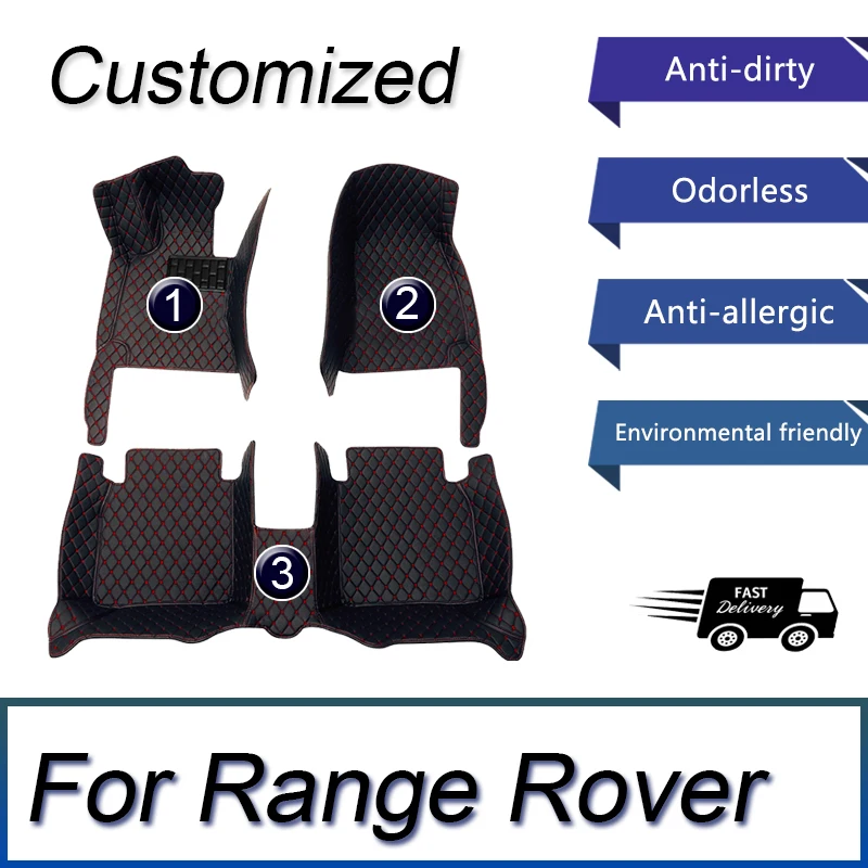 Auto Vloermatten Voor Range Rover Sport 2013 2012 2011 2010 Interieur Tapijten Accessoires Beschermen Covers Auto-Onderdelen Voor Land Rover