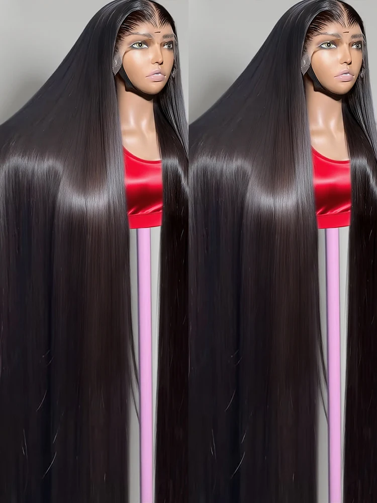 

HD Lace Wigs 13x6 Straight Human Hair Wigs Lace Frontal Wigs 300% Density 40 46 Inch 13x4 360 Full Lace Frontal Wigs For Women