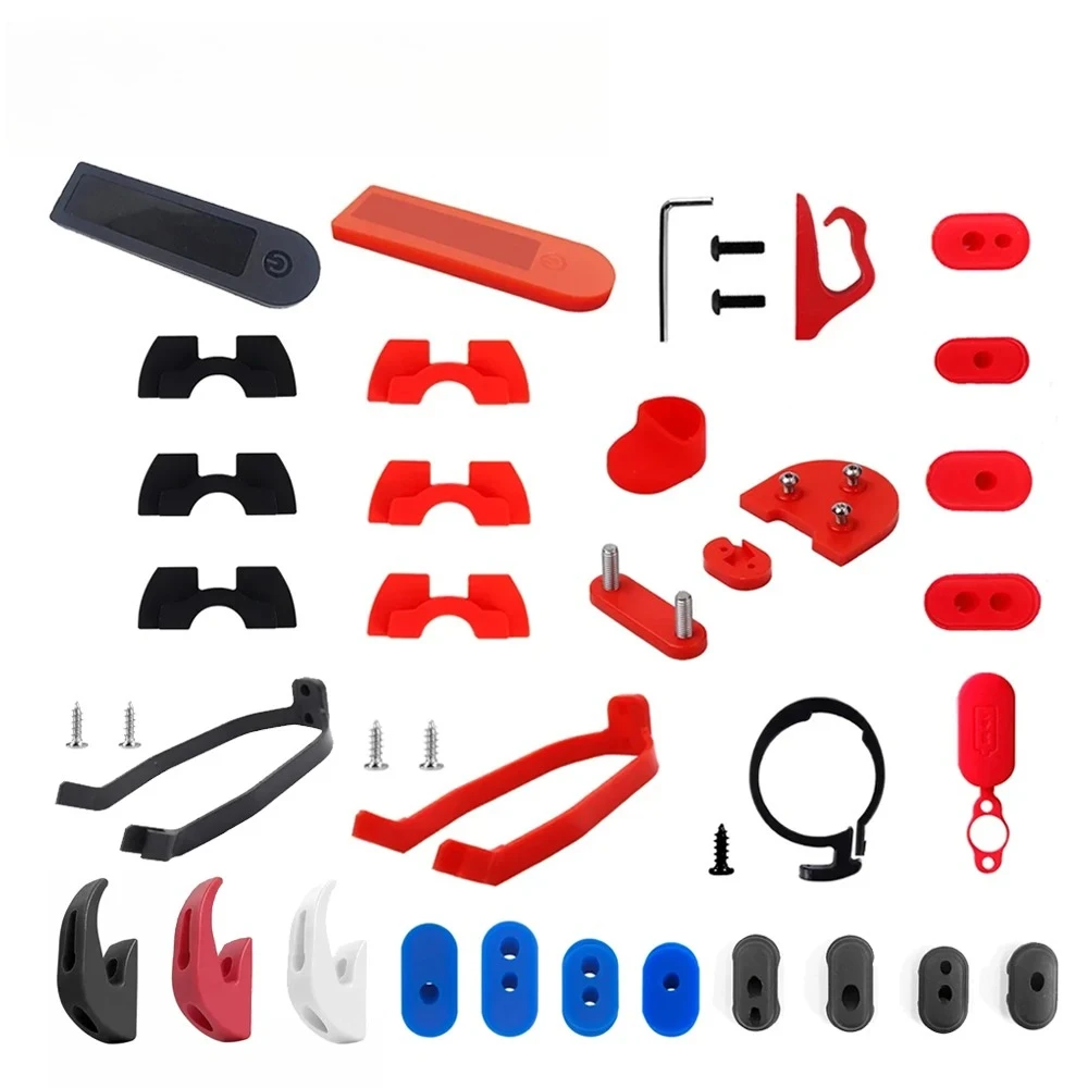 Für Xiaomi M365 Pro E-Roller Dashboard Panel Platine Schutzhülle Haken Staub Stecker Vibration Dämpfer Hinten Fender unterstützung