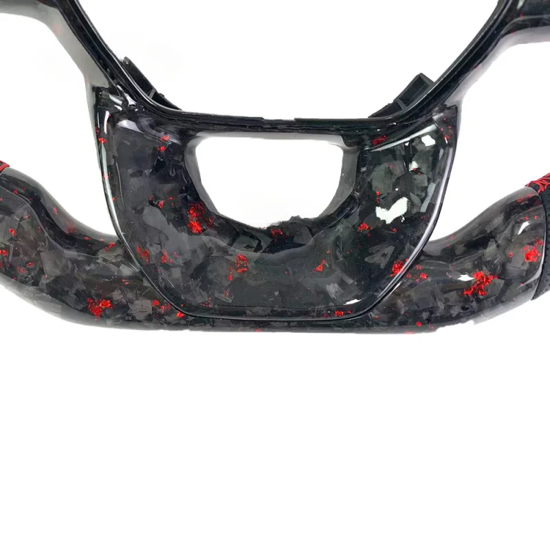 For Ford Ranger/Mustang/Focus High-Quality Customizable Leather Forged Carbon Fiber Steering Wheel 2017-2020