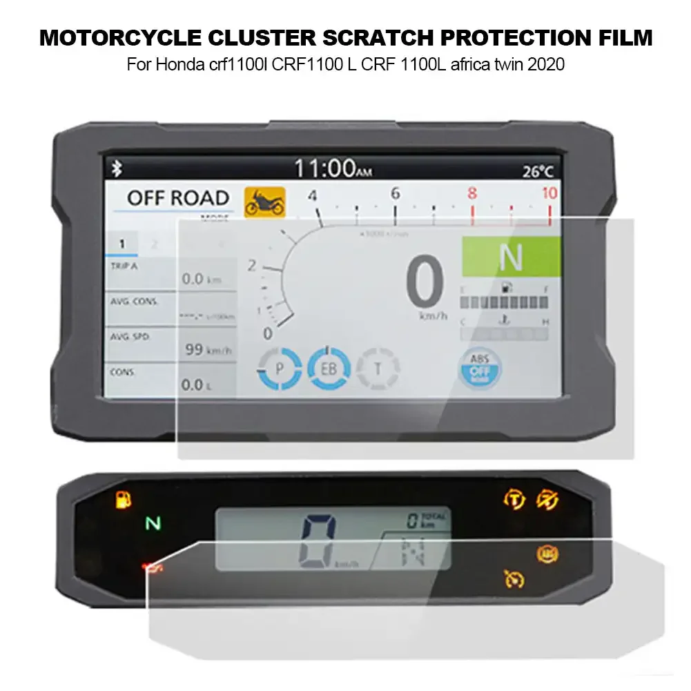TPU Motorcycle Cluster Scratch Protection Film Instrument Dashboard Cover for Honda Crf1100l CRF1100 L CRF 1100L Africa Twin