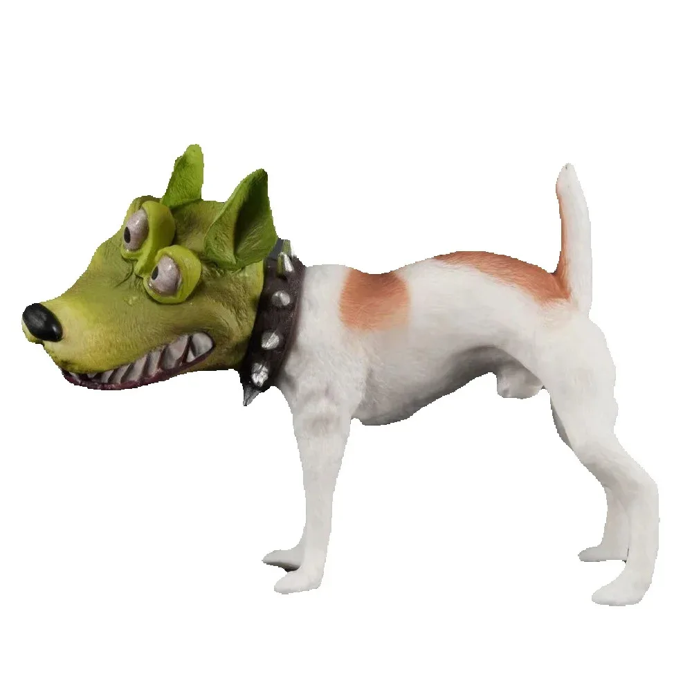 

Funny Mask Dog Creative Toy Figurine Cute Cartoon Animal Decor Cool Gift for Kids Adults Home Office Desk Decoration