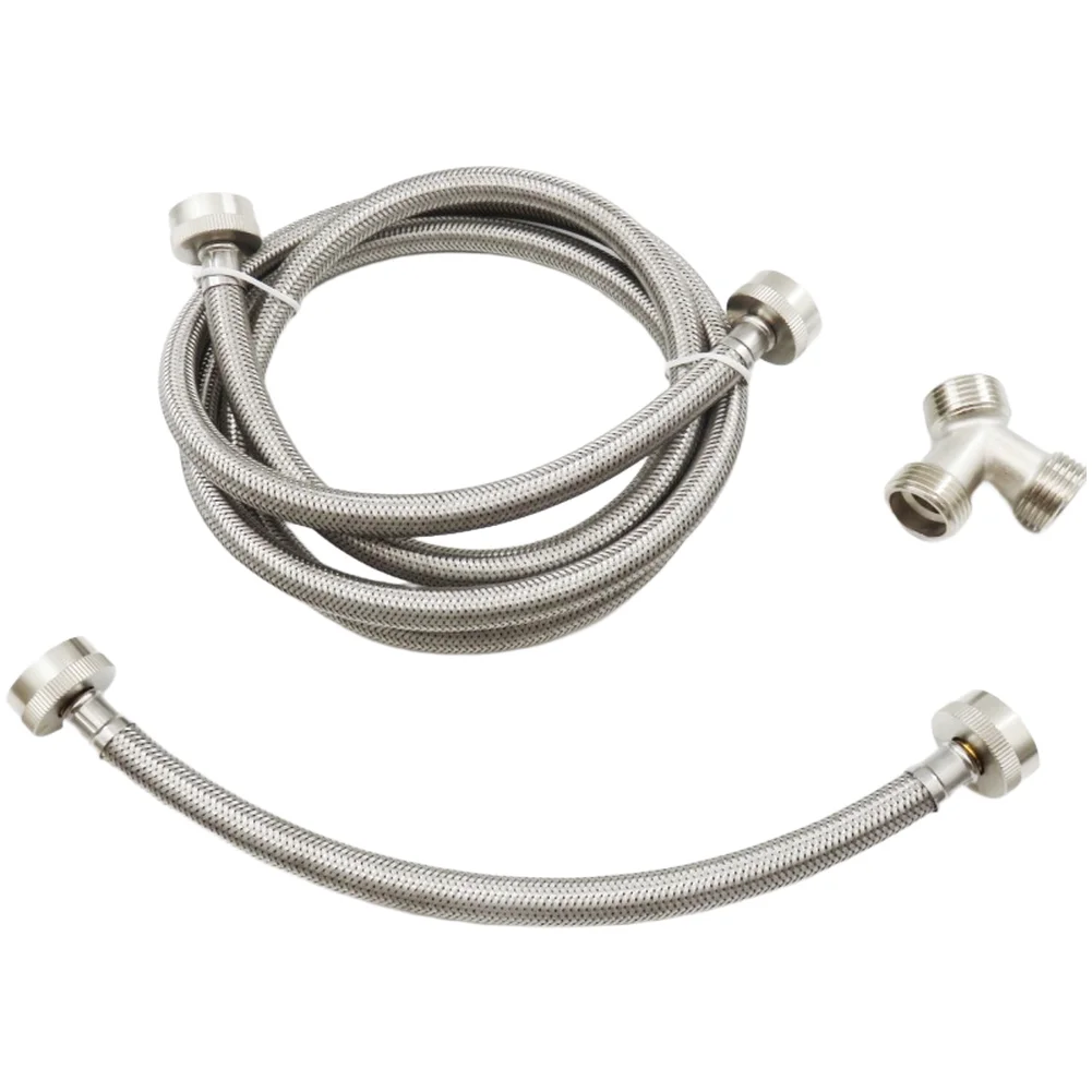 3/4 Inch Interface Extension Hose,stainless Steel Inlet Pipe For Washing Machine And Water Heater Pipe