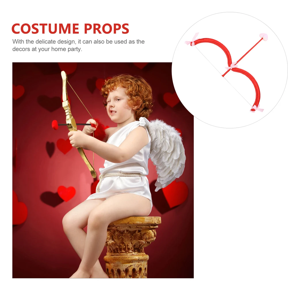 

2 set 2 Sets Arrow Valentine'S Costume Accessory Prop Funny Cupid Costume Cupid Arrow For Valentine Party Supplies