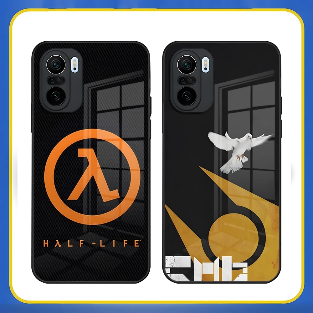 Half Life Game Handy hülle für Redmi 13 12 13c 12c Note 13 Pro Plus 11 12 Pro 10 12s 11s Rückseite aus gehärtetem Glas