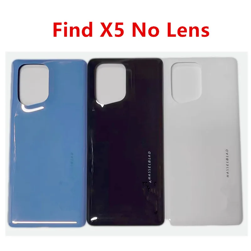 FindX5 Housing For OPPO Find X5 Battery Back Cover Repair Replace Door Phone Rear Case + Camera Lens image 2