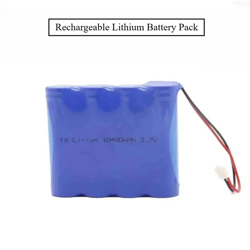 18650-4P 3.7V 10400mAh with Protection Board Rechargeable Lithium Battery Pack for Fishing Lights LED Mining Lamps Loudspeakers