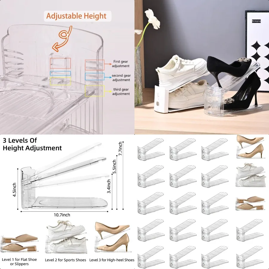 20 Pack Shoe Slots …