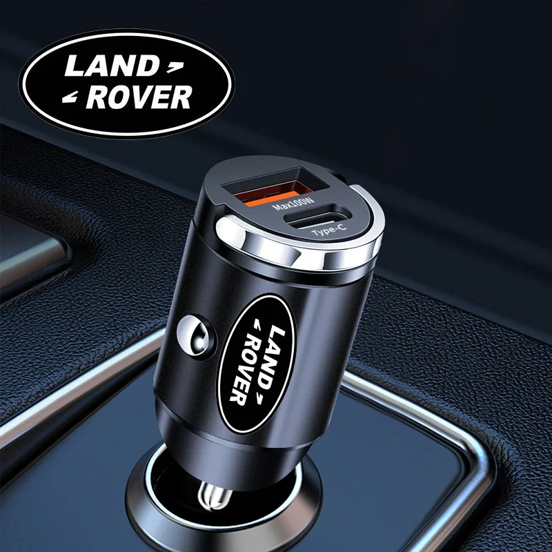 Car Charger Adapter USB PD Type C Fast Charging Quick Charge For land rover freelander 2 1 evoque 2012 l551 2020 discovery