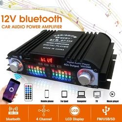 BT-998 Hifi Audio Home Digitale Versterkers Car Audio Bass Power Bluetooth Versterker Fm Usb Sd Radio Voor Subwoofer Speakers DC12V