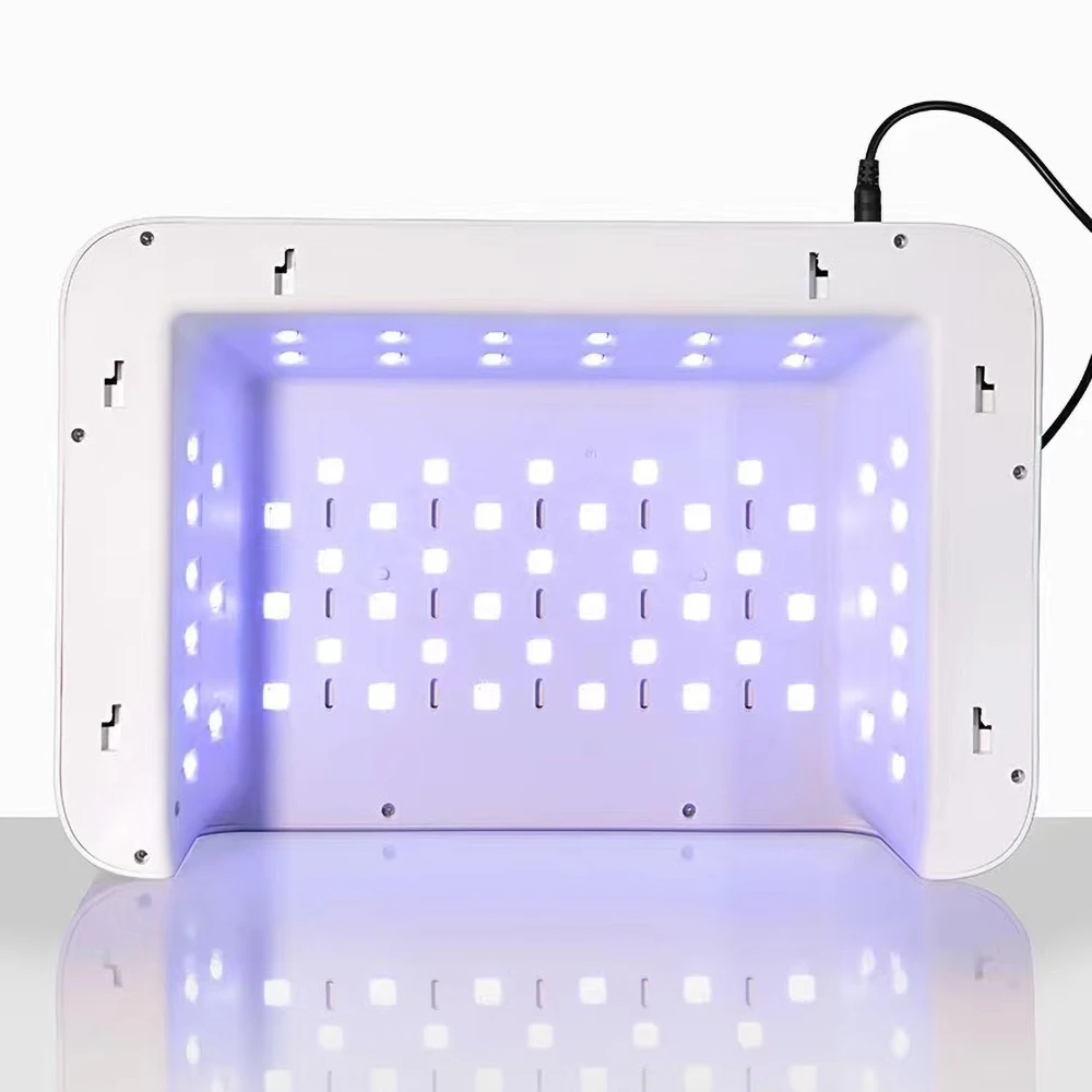 NEW 180W UV LED Lamp for Press On Nail Dryer Fast Dry LED Nail Drying Lamp Foldable for Curing All Gel Nail Polish Manicure