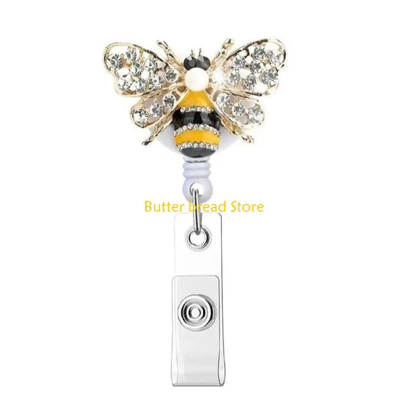 W89C Professional Retractable Card Badge Clip With ABS Construction Decorative Charm
