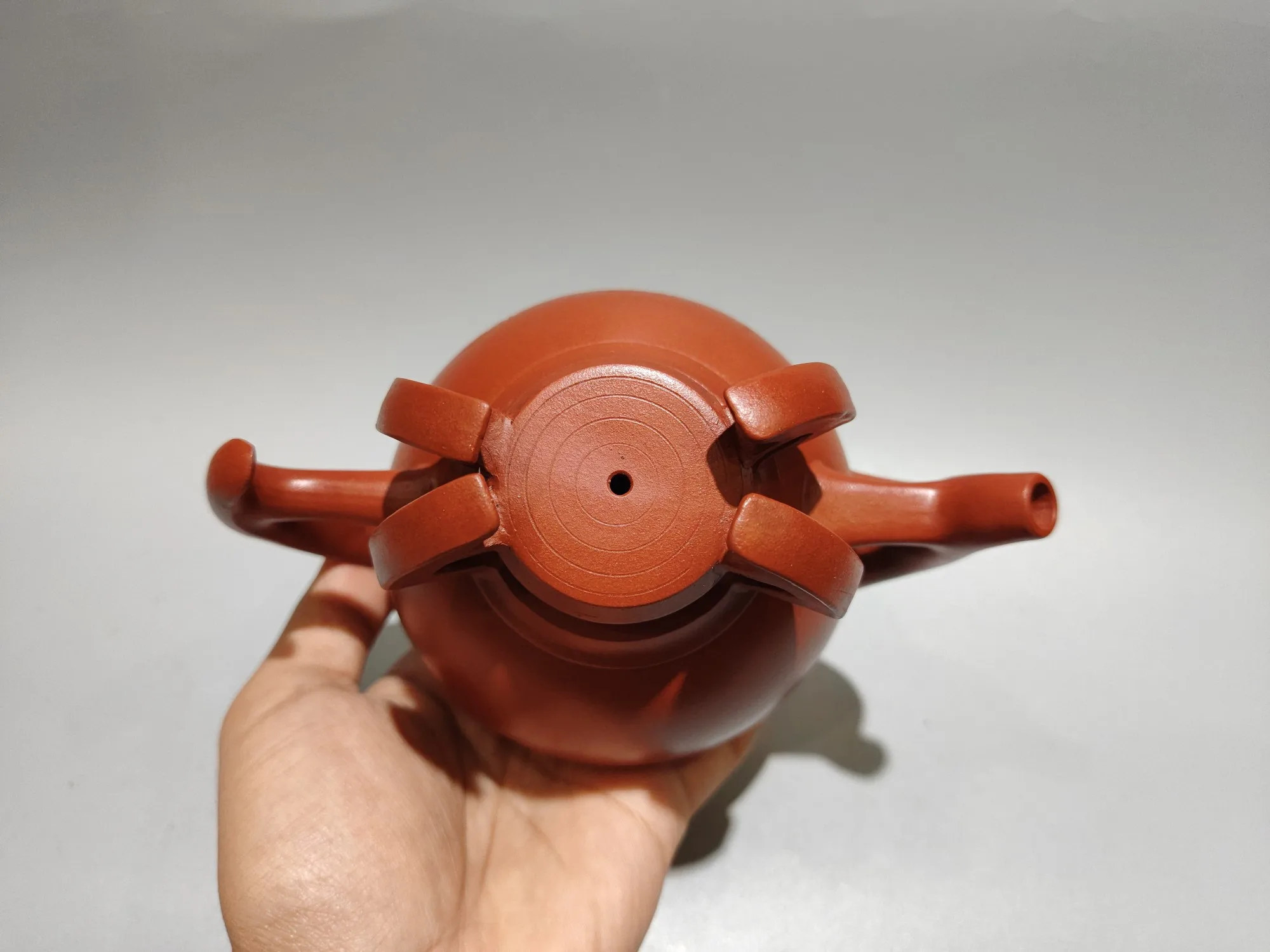 Yixing Teapot Purple Clay Pot Old Red Mud Tianfu Pot Crab Clamping Pot Kettle Teapot Pot Tea Tasting Tea Ceremony