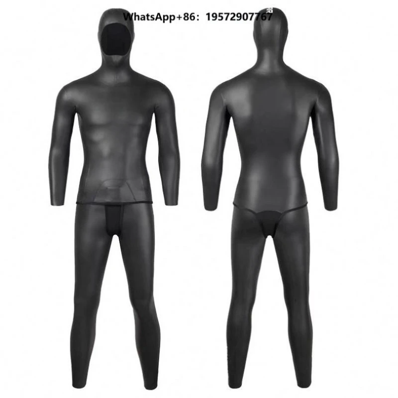 Customized Adults Men New Style 3mm Smooth Set Freediving Surfing Warm Wetsuits