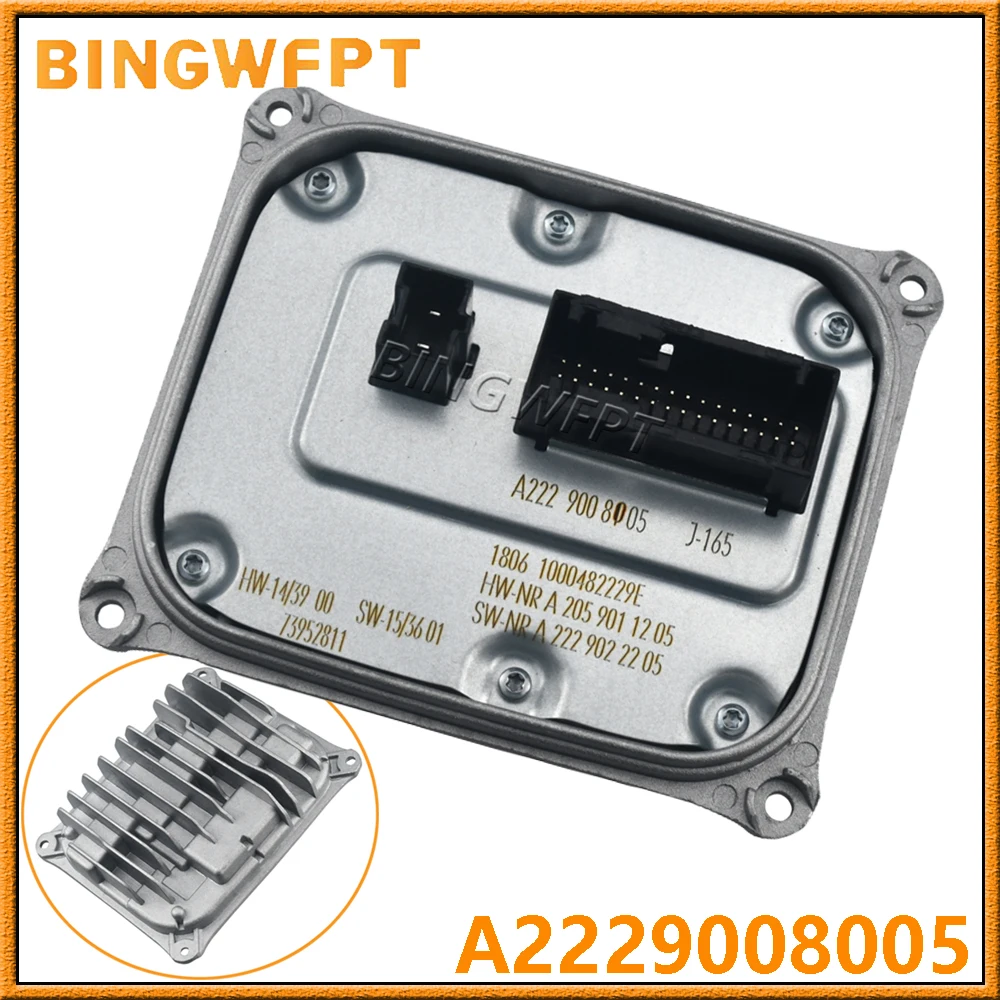 

Новый модуль управления светодиодными фарами A2229008005 2229008005 для Mercedes W205 C Class C300 C350e C43 C63 S AMG