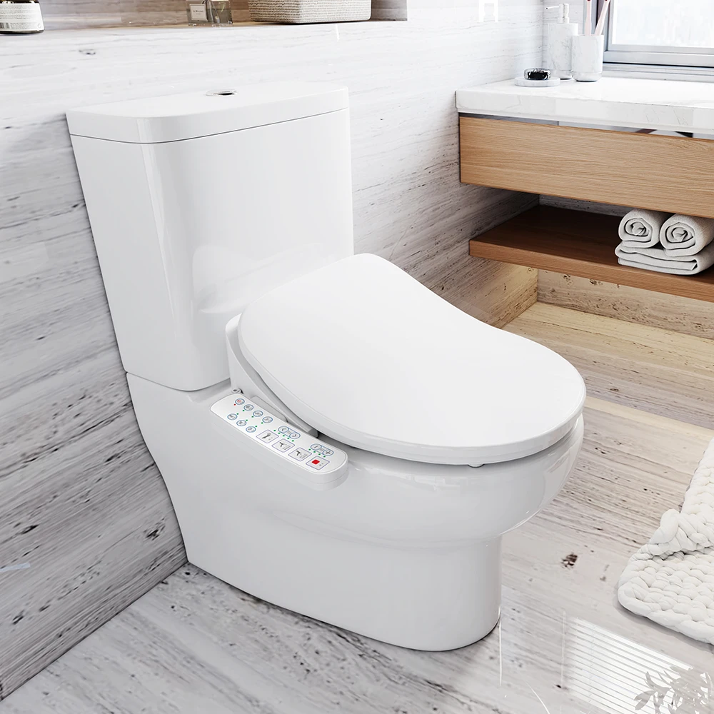 Wifi Tuya Self Closing Toilet Seat Cover Bidet Become Warm Instant