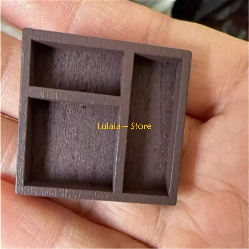 Y4QA Realistic Wooden Planter Miniature Gardening Set For 1/12 Scale Dollhouses Scene