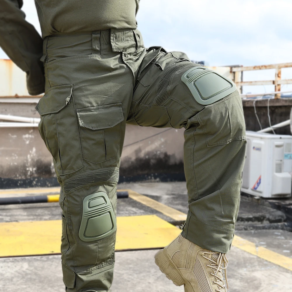 SINAIRSOFT G3 Kampfhose mit Knieschonern Taktische Hose MC Gen3 Outdoor Jagd Tarnkleidung – Detail 13