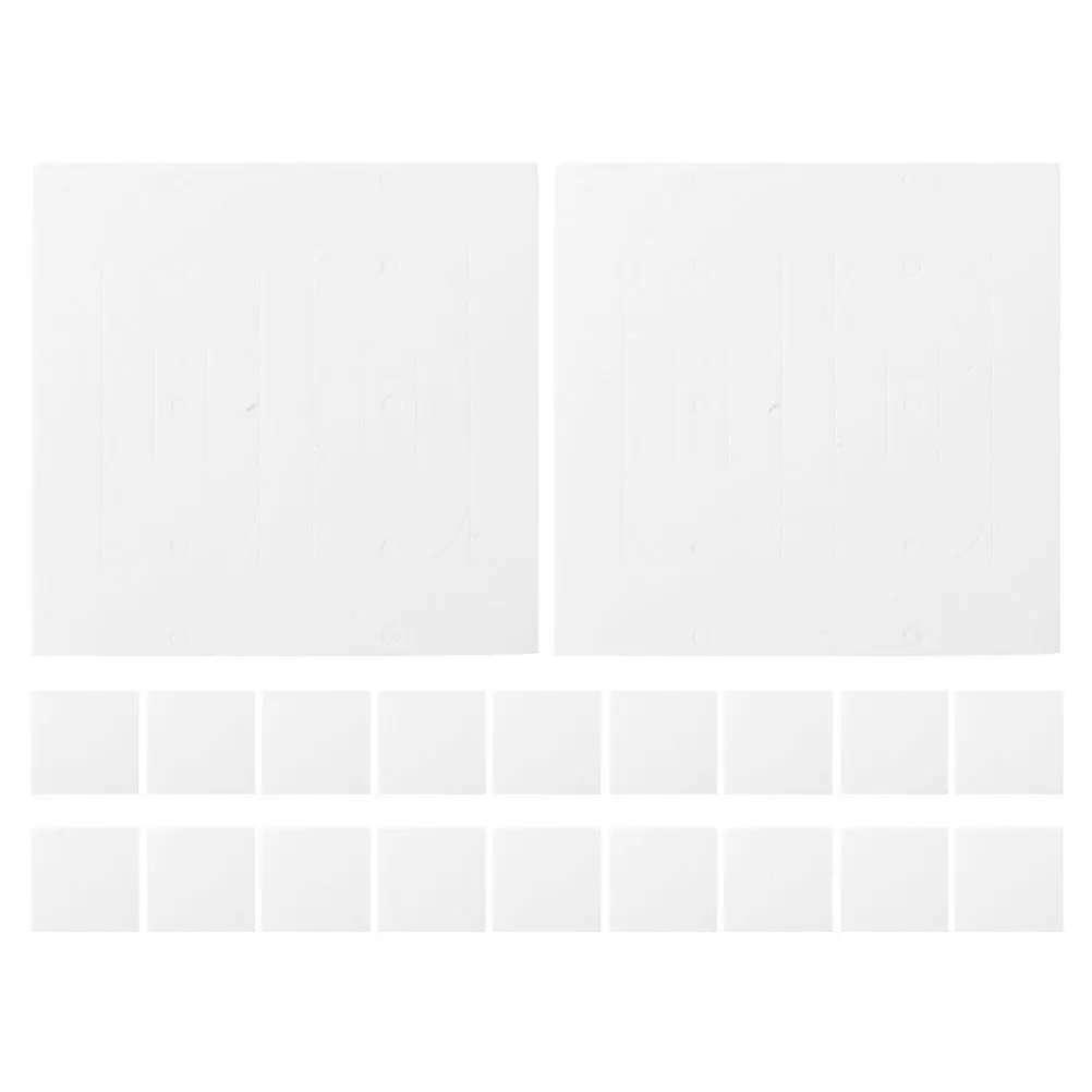 

20Pcs Outlet Insulation Pads Silicone Wall Plate Gaskets Windproof Electrical Socket Covers Draft Sealing Energy Efficiency