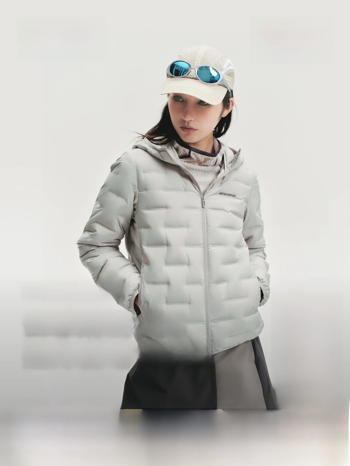 

Cloud Feeling Goose down Padded Jaet Lightweight ort Women's Coat Bosideng Spring 2026 Casual Sle Warmth Outerwear