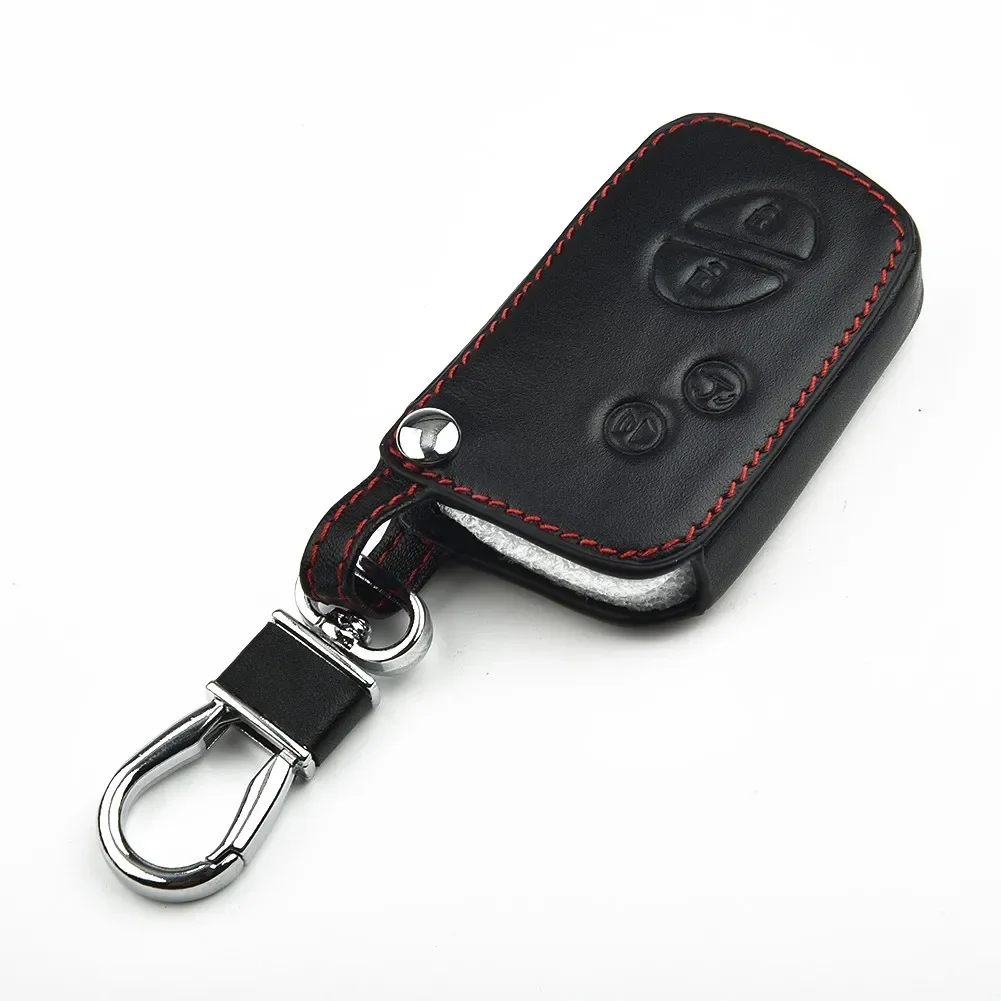 Leather Car Key Fob Case Cover Holder Shell Hood For LEXUS ES GS IS LS LX RX CT 2006-2014 Button Smart Remote Key Case