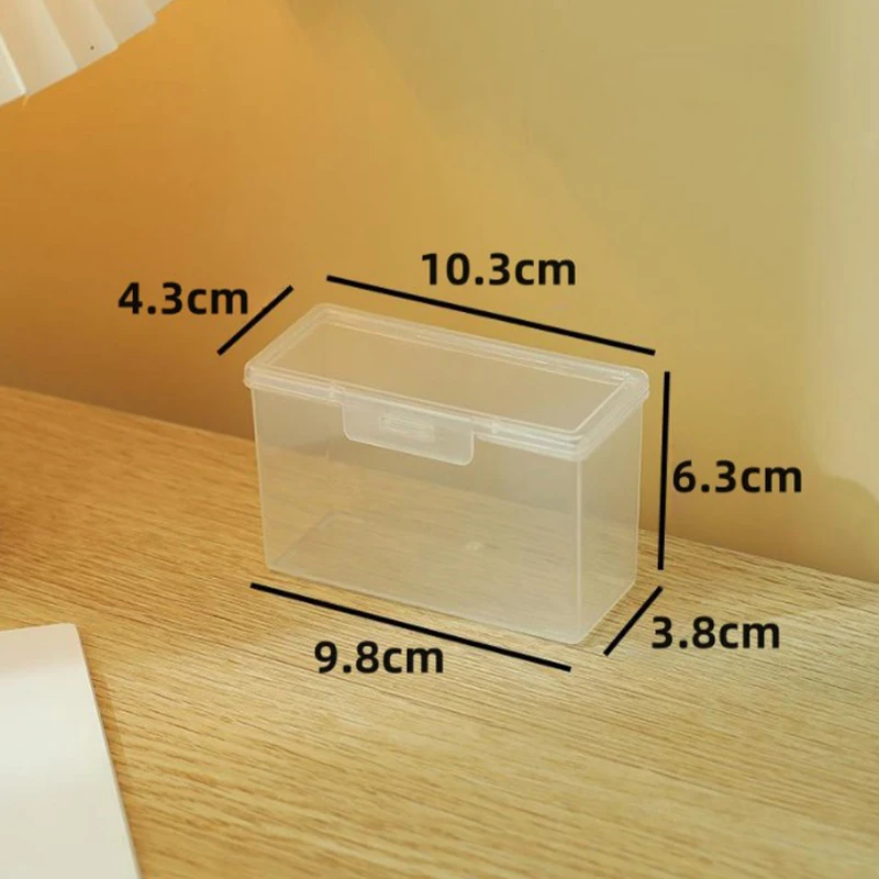Storage Box Desktop Office Test Paper Storage Certificate Storage Box Transparent Data Sorting File Box Office Supply Accessory