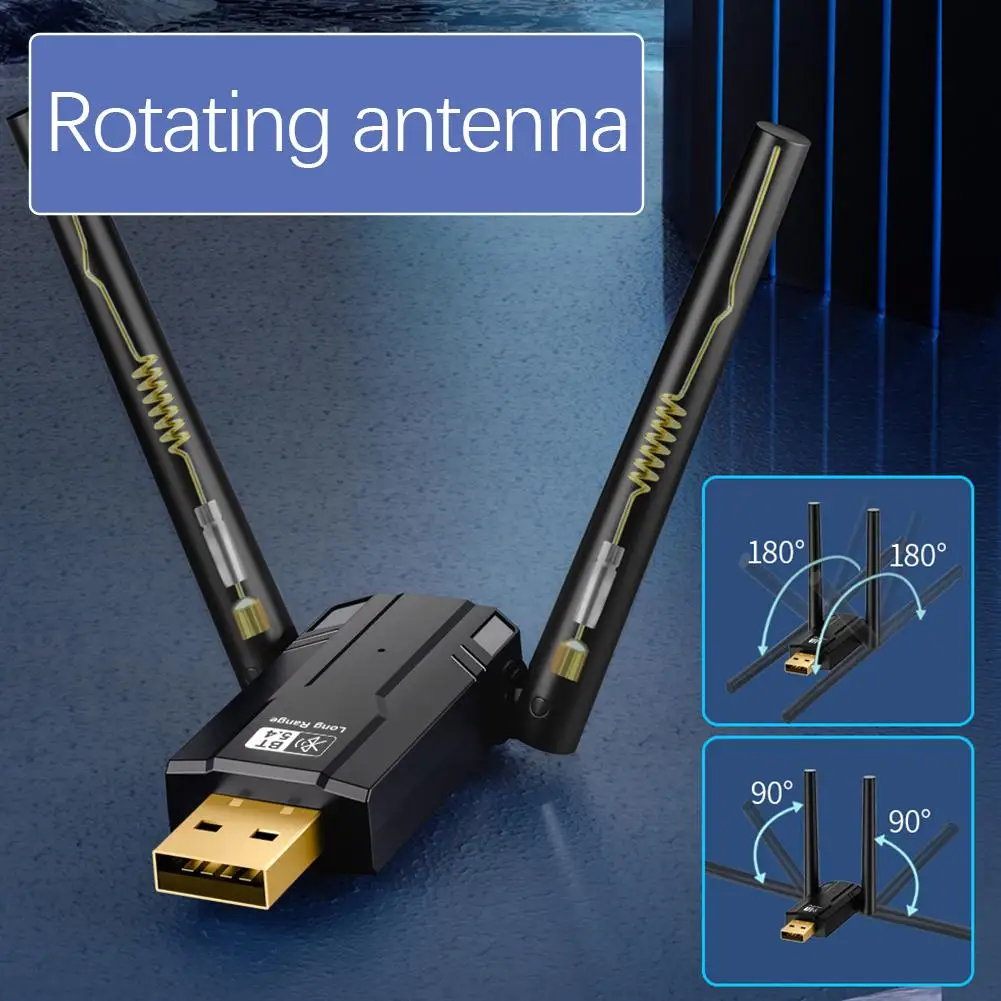 

Модернизированный двойной антенный USB Bluetooth 5,4 приемник для ПК USB Bluetooth мышь клавиатура аудио наушники приемник передатчик X8C1