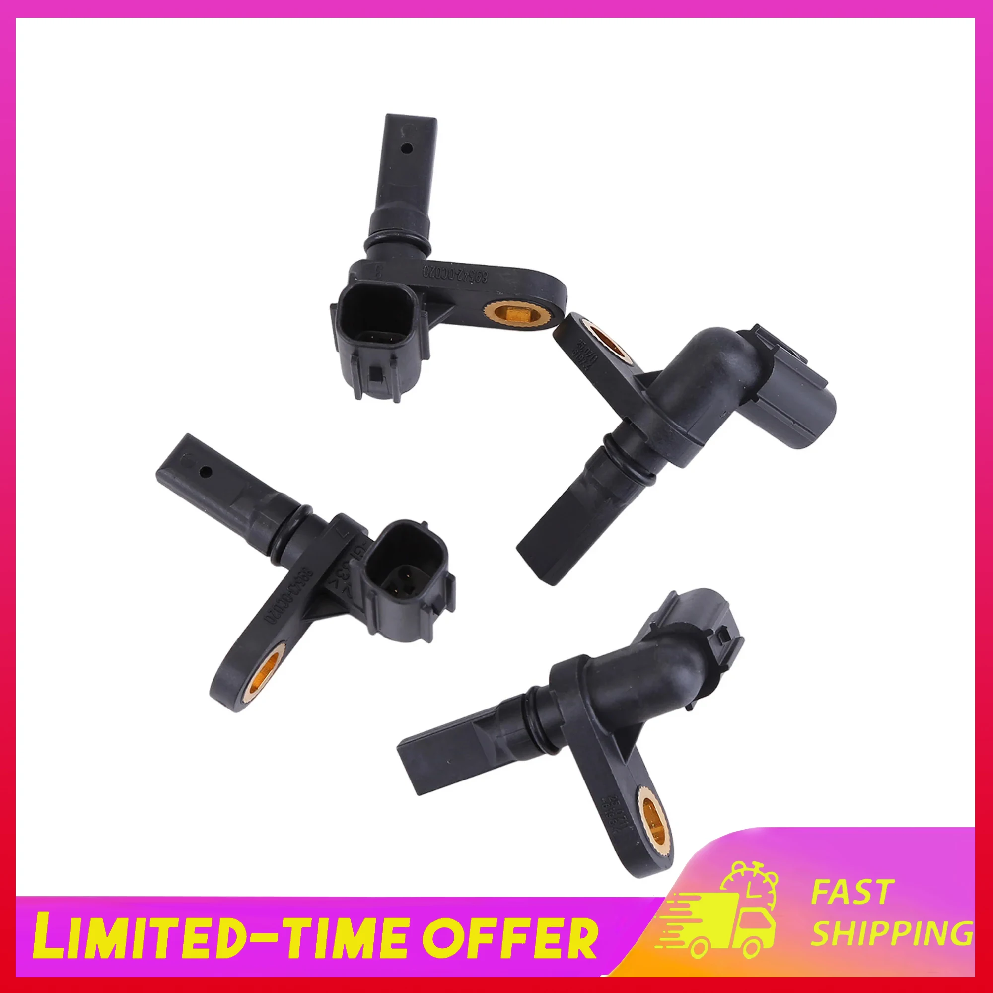 

Датчики скорости колес ABS (передние/задние/левые/правые) для Tundra 2007-2017: 89542-0C020 X 2 + 89543-0C020 X 2