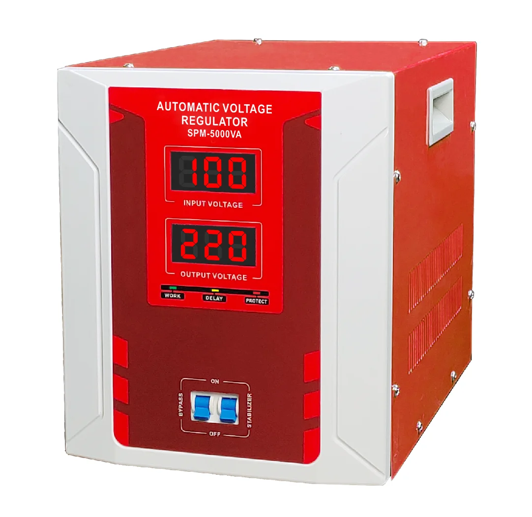 Estabilizadores de regulador de voltaje automático de escritorio, monofásico, 8KVA, 8000VA, CA 220V, precio de fábrica