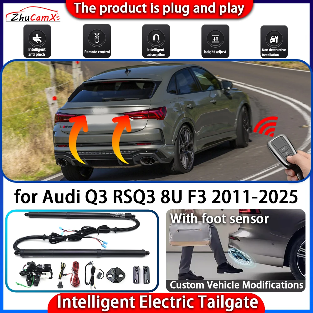 

ZhuCamX Smart Powered Tailgate System for Audi Q3 RSQ3 8U F3 2011-2025 Automatic Intelligent Electric Trunk Lift Control Kit