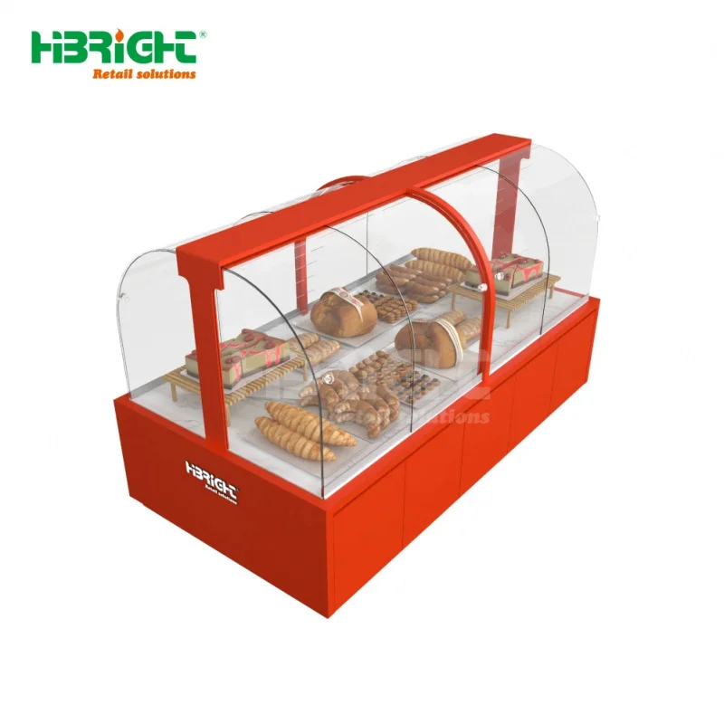custom.High Quality Metal/Glas Single-Temperature 1 Door Bakery Show Supermarket or Bakery Shop