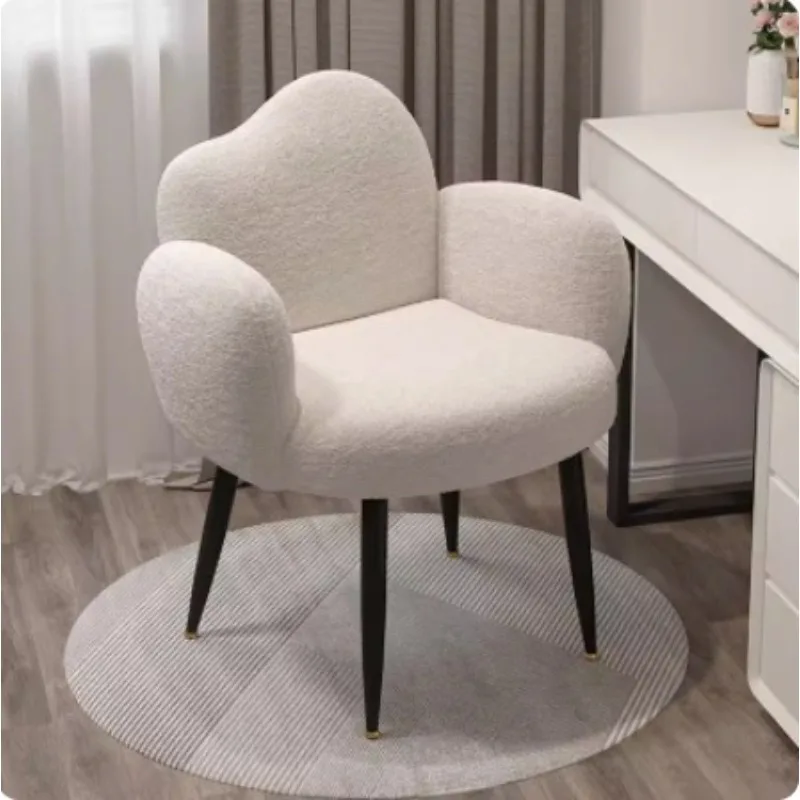 

Makeup stool, cream style makeup chair, bedroom dressing stool, light luxury minimalist nail chair, dressing table stool