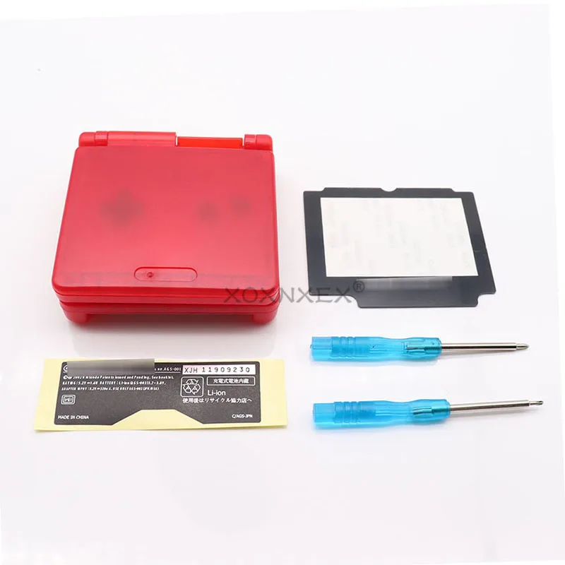 Carcasa transparente para consola de juegos GBA SP, carcasa de repuesto para consola GBASP, DIY
