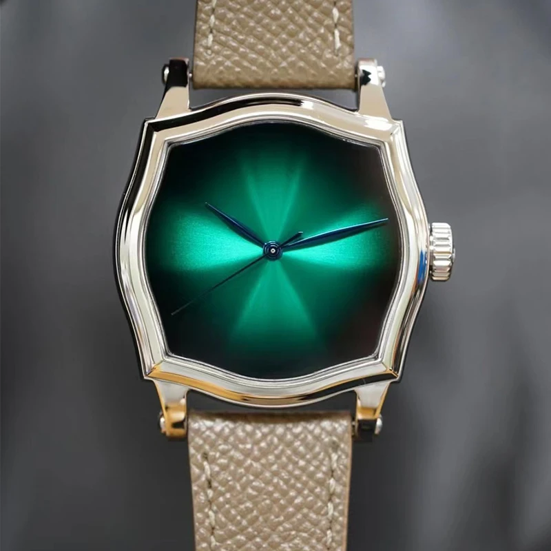 

FARASUTE Men Automatic Watch Fashion 38mm Mechanical Wristwatch Sapphire Mirror Enamel Sunray Dial PT5000