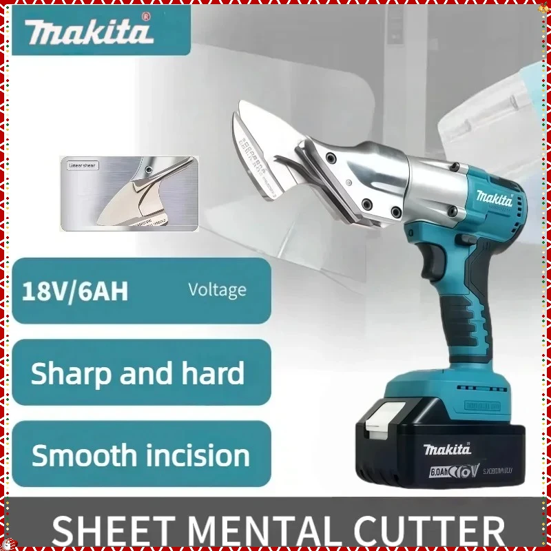 

Makita Electric Cordless Iron Scissor Machine Professional Metal Cutting Tool Rechargeable Sheet Shear Cutter For Makita Battery
