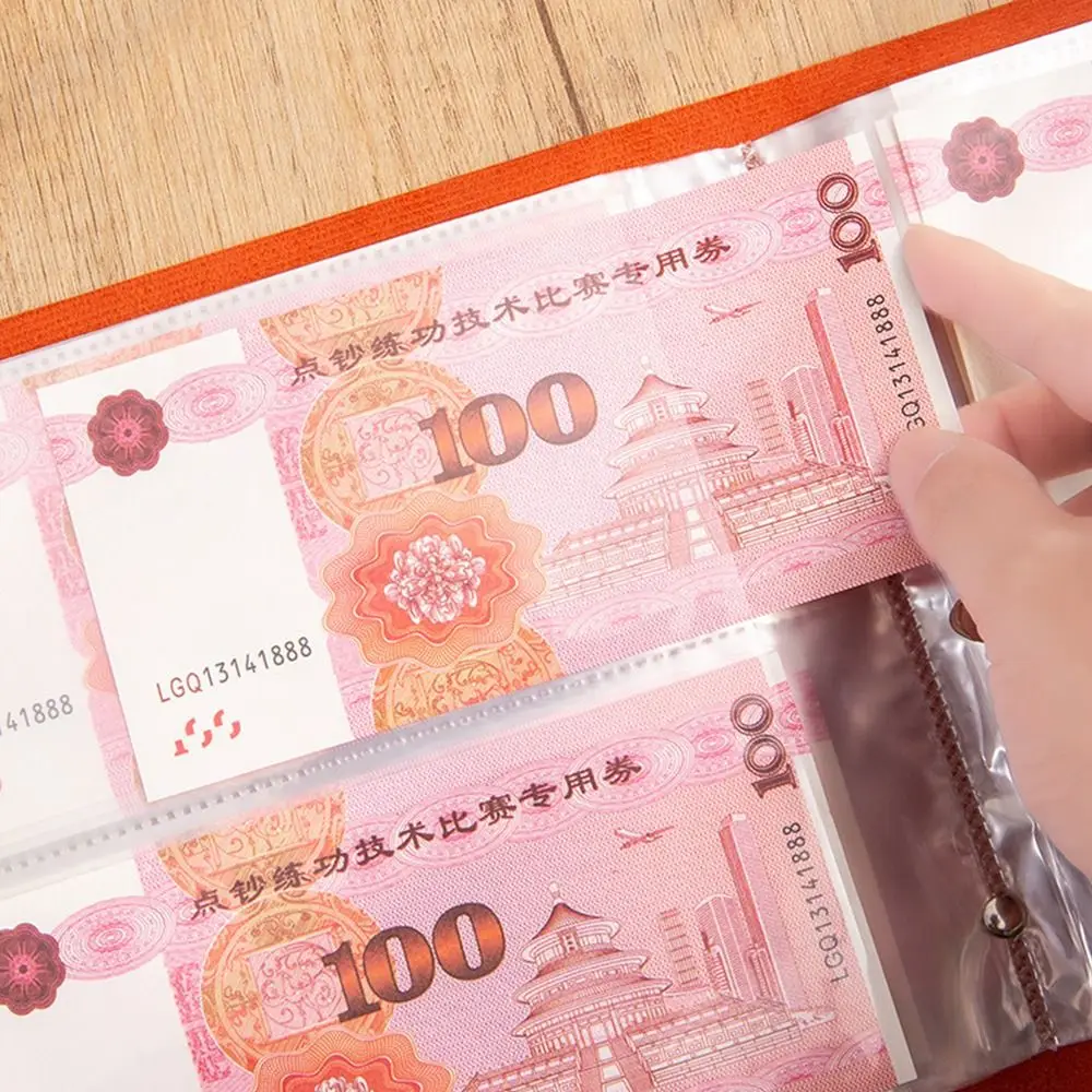 Save Money 200 Envelopes Money Saving Challeng Large Capacity Waterproof Mini Binder Savings Challenge Reusable PU