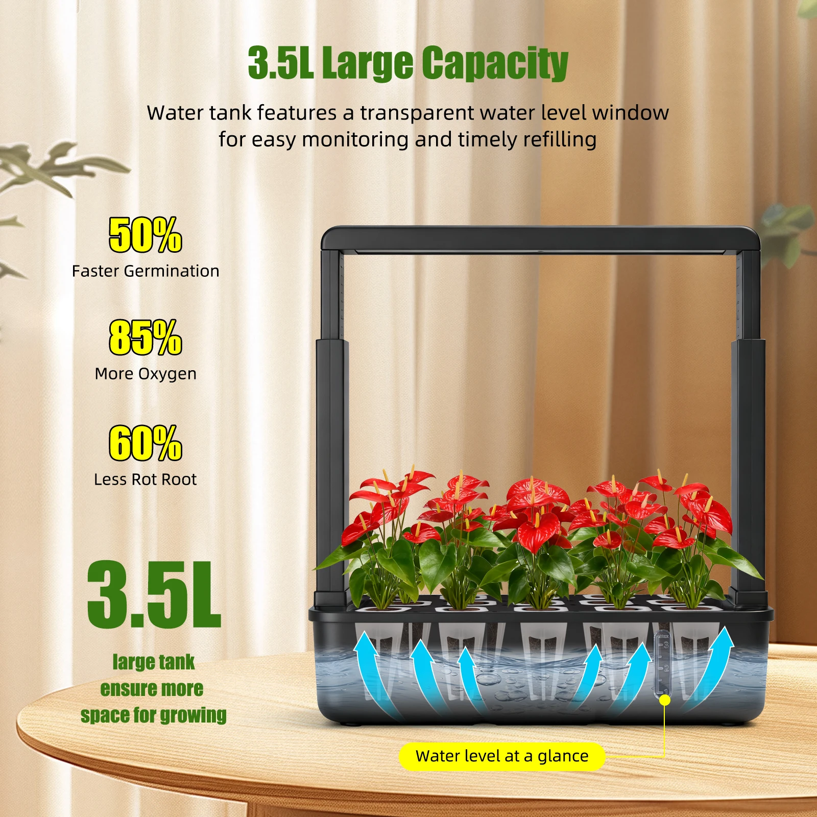 【Hot】15-Pods Indoor Hydroponic - Smart Pod Garden review and price